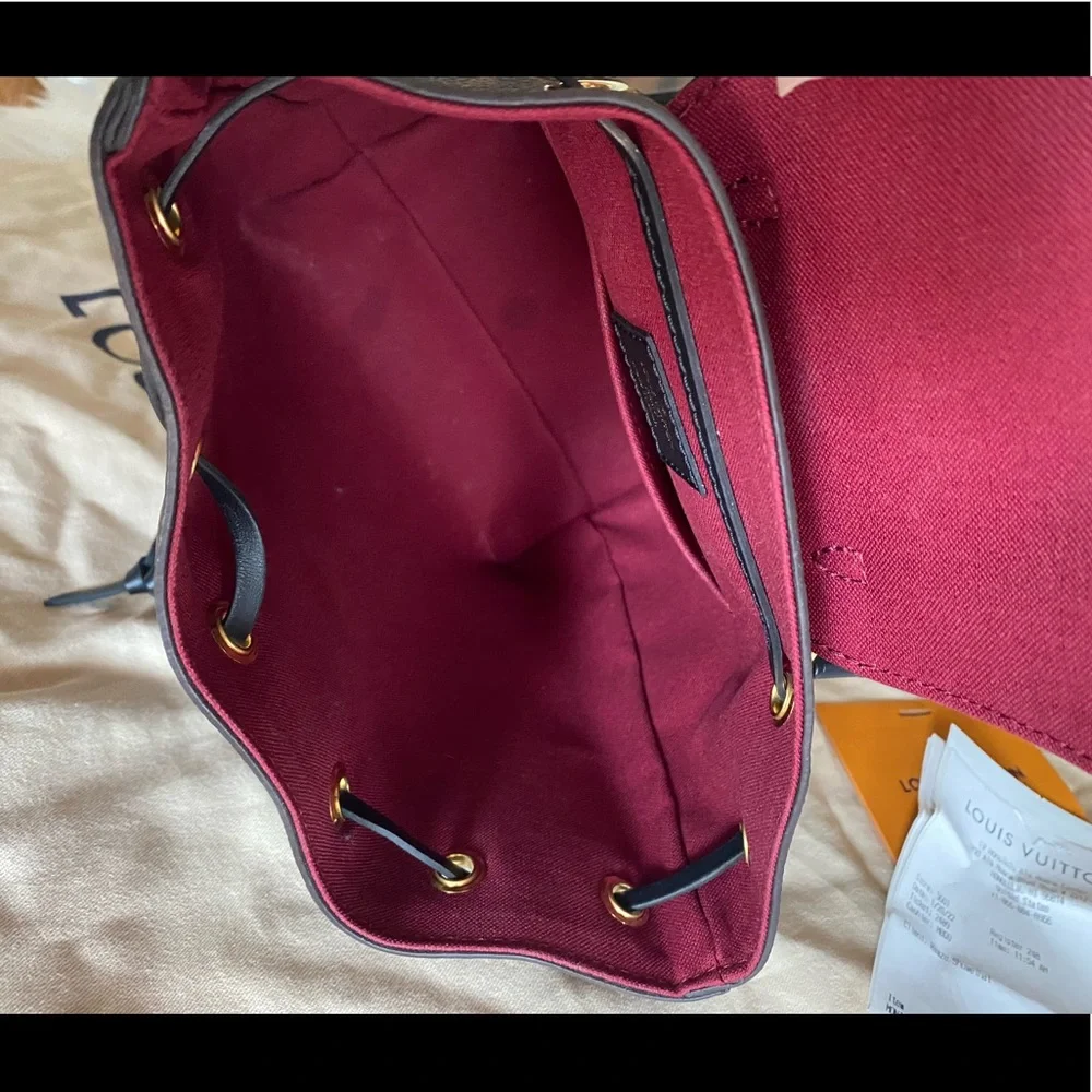TRADED💝Louis Vuitton Montsouris Backpack BB monogram black noir purse - Picture 2 of 12